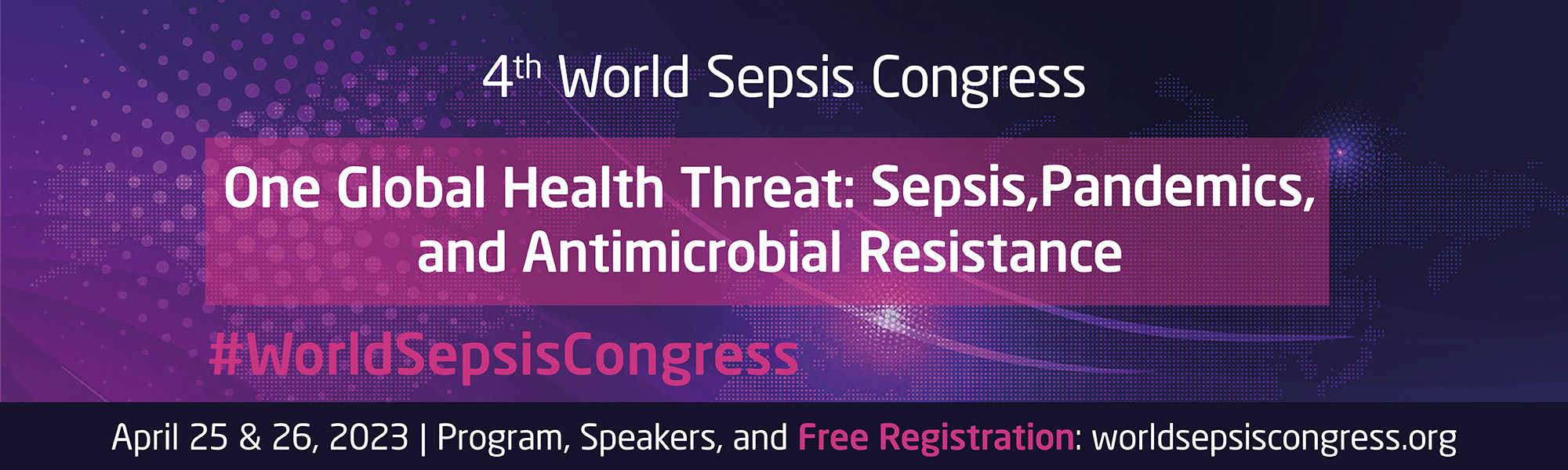 World Sepsis Conference Banner